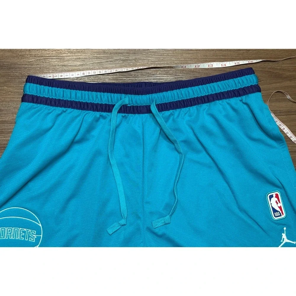 Nike Jordan Charlotte Hornets NBA Basketball Shorts Mens Teal (FB6459-415) Sz XL